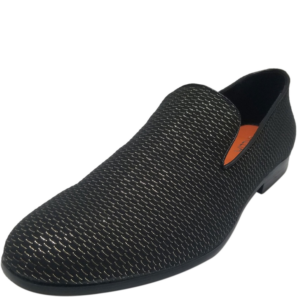Tallia Men's Tedaldo Loafers Black Gold 8.5M